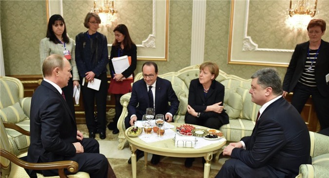 Putin bàn với “nhóm Normandy” về xung đột miền đông Ukraine