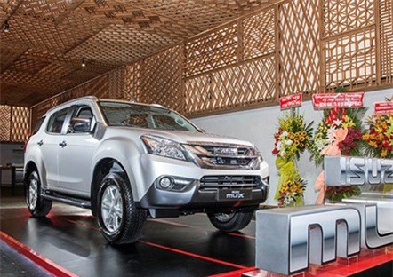 Thu hồi hơn 200 ôtô Isuzu Mu-X tại Việt Nam