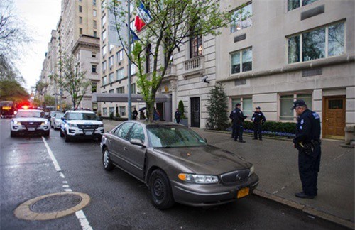 Lãnh sự quán Pháp tại Mỹ sơ tán vì de dọa đánh bom