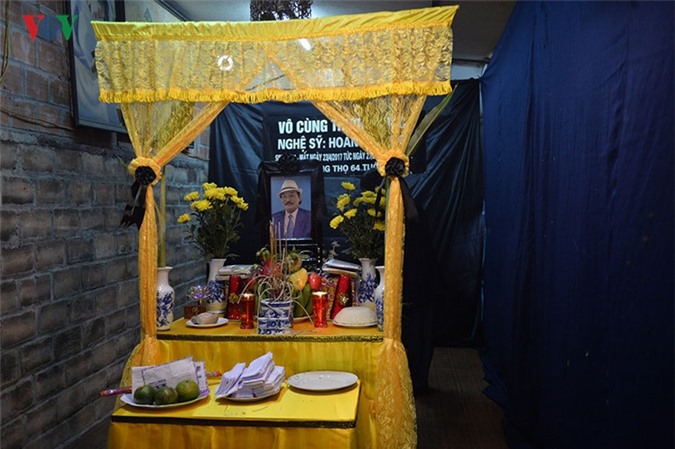 Hình ảnh mới nhất tại lễ viếng nghệ sĩ Hoàng Thắng