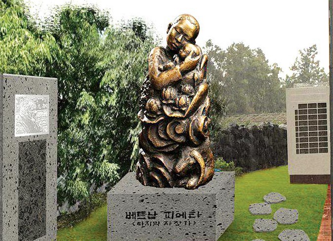 Hàn Quốc đặt tượng xin lỗi Việt Nam ở đảo Jeju