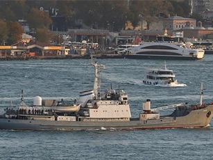 Tàu hải quân Nga bị chìm ở Biển Đen