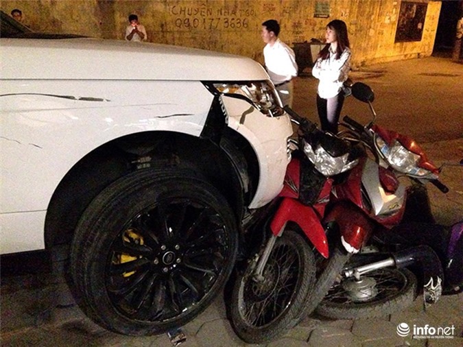 Xác định kẻ trộm xe Range Rover bỏ chạy gây tai nạn liên hoàn