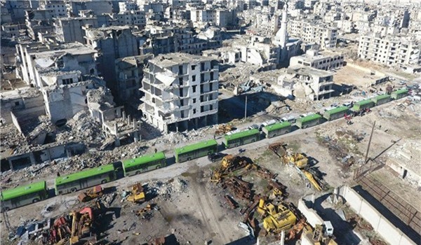 Homs: Trên 2.000 tay súng phiến quân lũ lượt rời Al-Wa'er tới Idlib