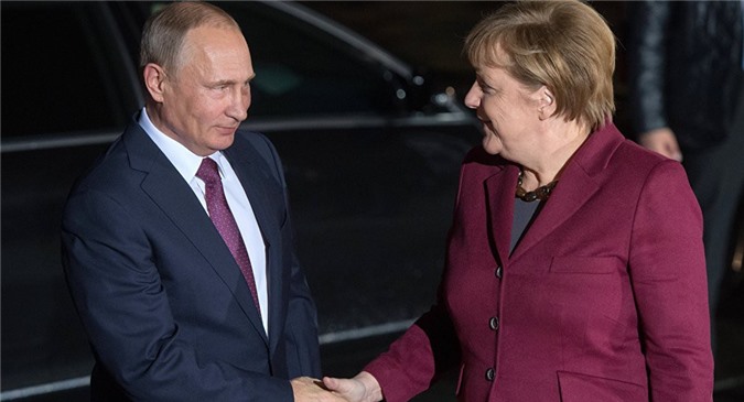 Bà Merkel gặp ông Putin bàn nhiều vấn đề quan trọng