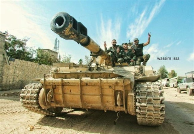 Quân đội Syria "tăng lực" cho xe bọc thép BMP1 để chống khủng bố