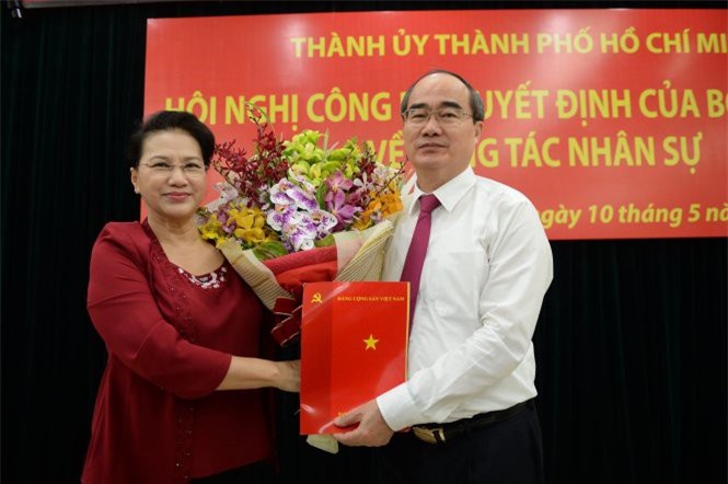 Ông Nguyễn Thiện Nhân thay ông Đinh La Thăng làm Bí thư Thành ủy TP. HCM
