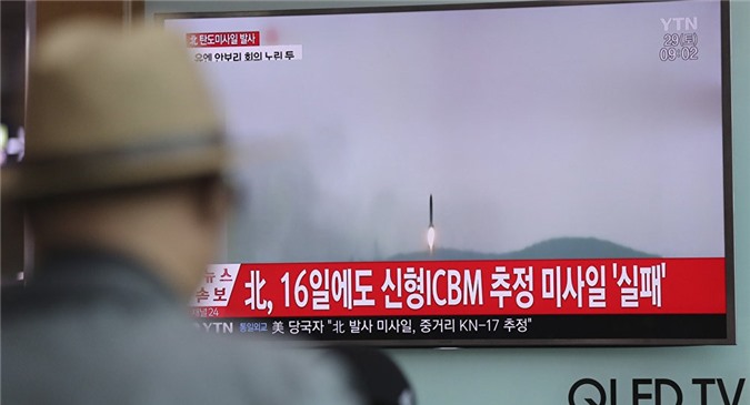 Tên lửa Triều Tiên rơi cách Nga 'chưa đầy 100 km', Moscow lên tiếng