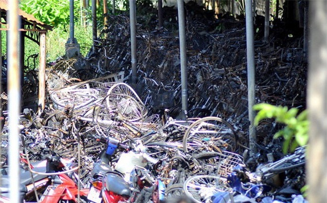 Bắt giữ 6 đối tượng ném bom xăng thiêu rụi kho giữ xe vi phạm