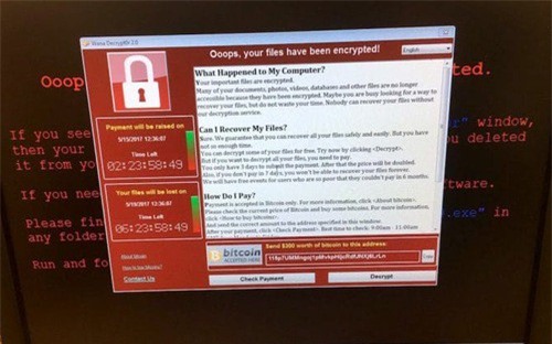 Bộ Công Thương cảnh báo mã độc tống tiền WannaCry