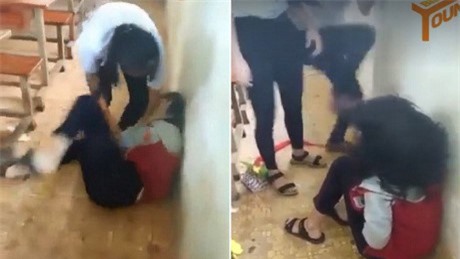 Nhóm nữ sinh Đồng Nai đánh hội đồng bạn gái vì ghen tuông