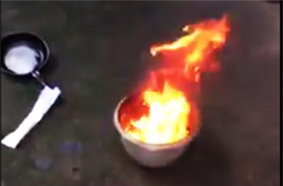 Sốc: Nước giếng ở Đồng Nai châm lửa bốc cháy ngùn ngụt