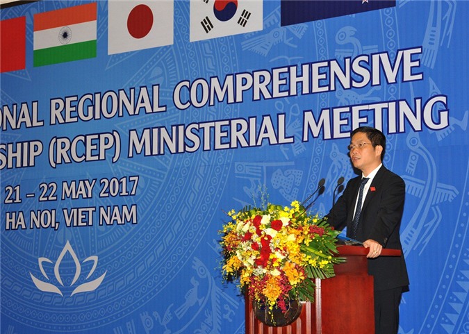 Việt Nam ủng hộ kết thúc đàm phán Hiệp định RCEP trong năm 2017
