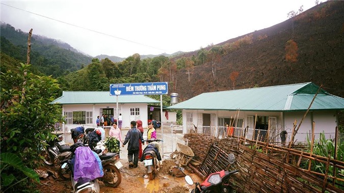 Điểm trường mới ấm áp của các em nhỏ Thẩm Pung