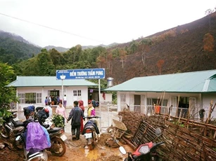 Điểm trường mới ấm áp của các em nhỏ Thẩm Pung