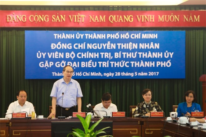 Bí thư Nguyễn Thiện Nhân kỳ vọng TP. HCM trở thành đô thị thông minh