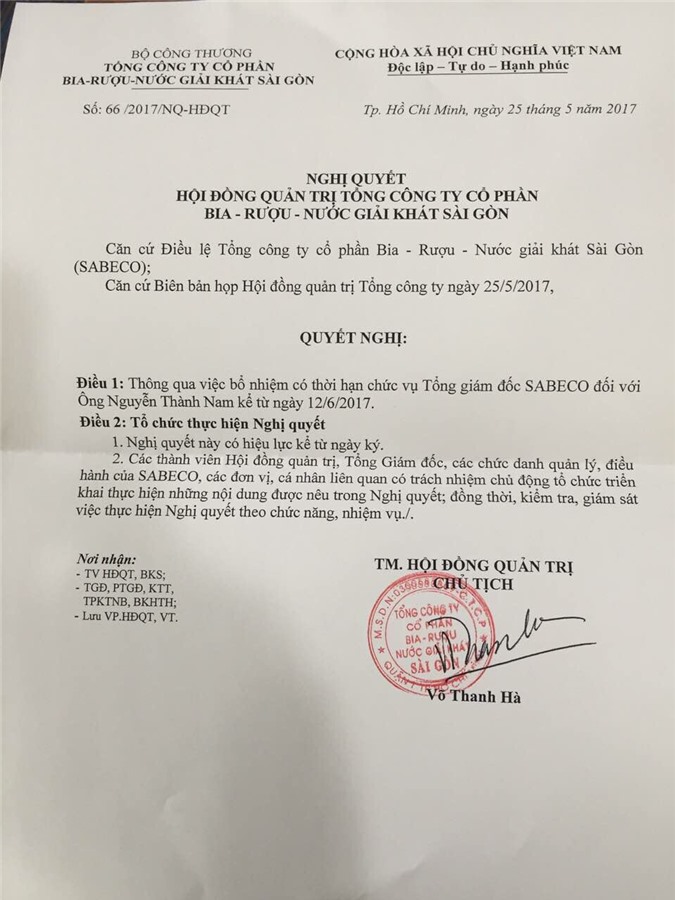 Sabeco-Lại những điều kì quặc