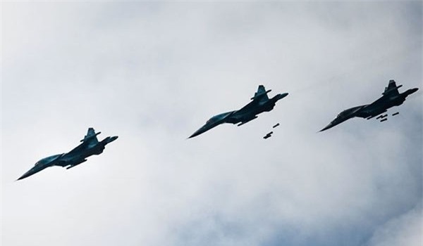 Không quân Nga xuất kích tấn công 20 vị trí khủng bố ở Syria