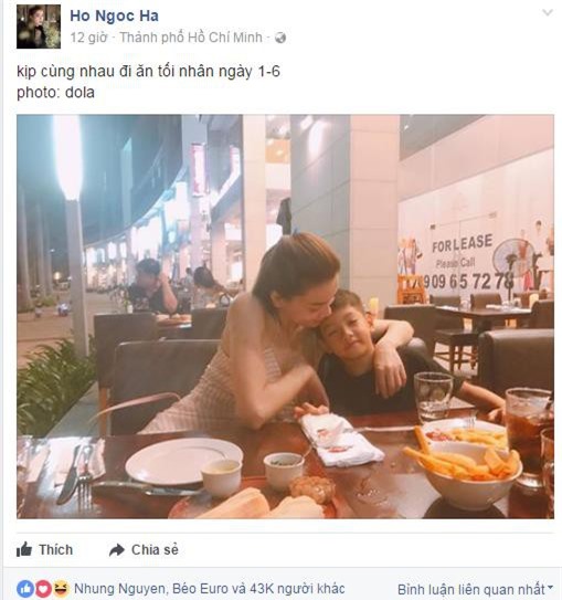 Tan rồi hợp, Hồ Ngọc Hà lại cùng nhau ăn tối với Cường Đôla