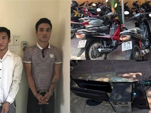 Bắt ổ nhóm chuyên trộm cắp xe máy, tivi ở Thanh Hóa