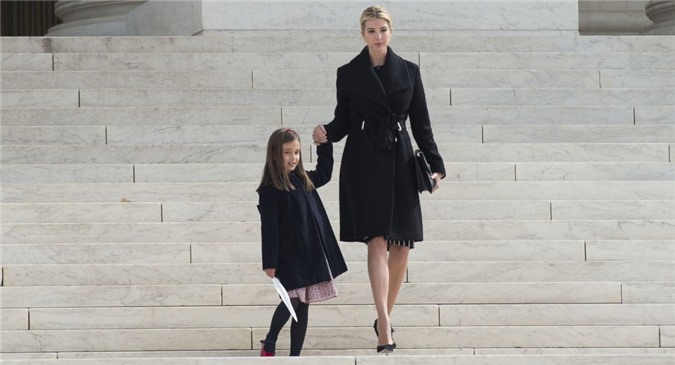 Cháu gái năm tuổi của ông Trump muốn trở thành lính thủy đánh bộ