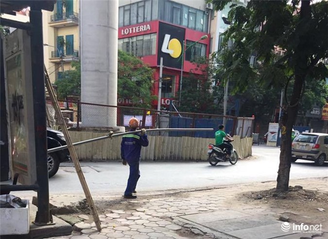 Nguyên nhân rơi thanh sắt dài 3m từ dự án đường sắt Nhổn - Ga Hà Nội