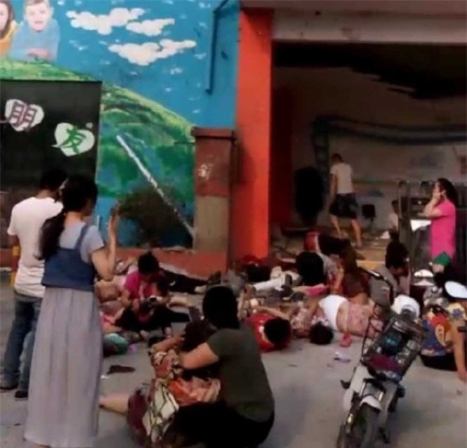 Hơn 60 người thương vong vụ nổ ở trường mầm non Trung Quốc