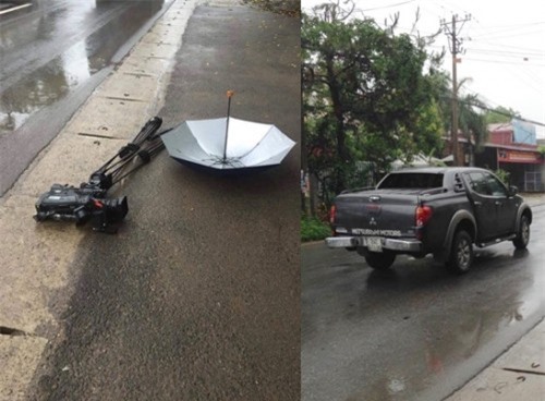 Triệu tập đối tượng nghi hành hung, phá máy quay phóng viên VTV