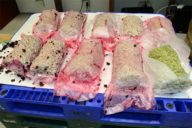 Bắt giữ 12kg cần sa giấu tinh vi ở sân bay Tân Sơn Nhất