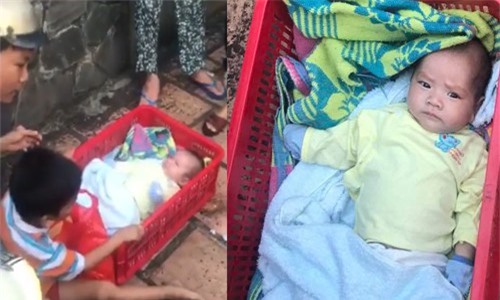 Tìm người thân 2 bé trai bị mẹ bỏ rơi trên vỉa hè Sài Gòn