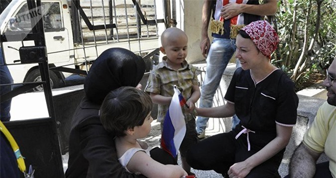 Nga chuyển thuốc cho các bệnh nhi ung thư ở Syria