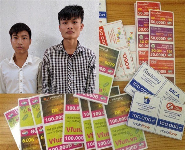 Nghiện game, 2 thanh niên rủ nhau đi cướp card điện thoại