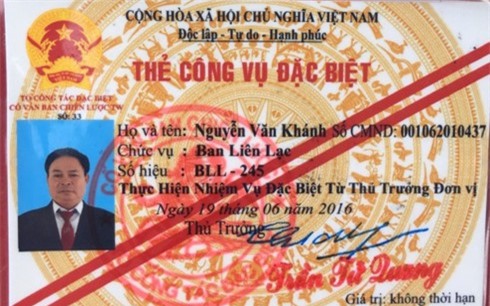 Danh tính kẻ mạo nhận thành viên Ban Chiến lược Trung ương