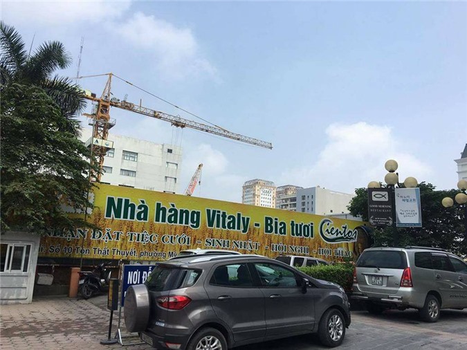 Phường Mỹ Đình 2 "im lặng" để dự án “phù phép” thành nhà hàng, bãi gửi xe? 