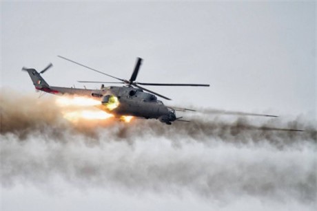 Máy bay Nga dồn dập tấn công IS ở Homs, Syria