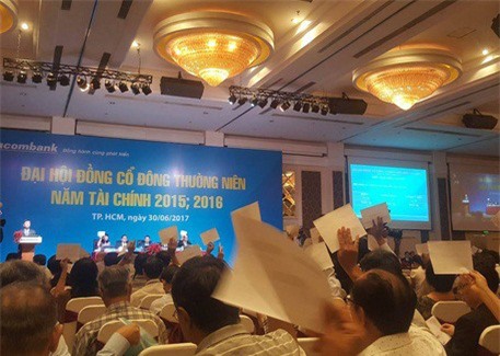 Sacombank bầu lãnh đạo ngay khi bắt đầu Đại hội cổ đông