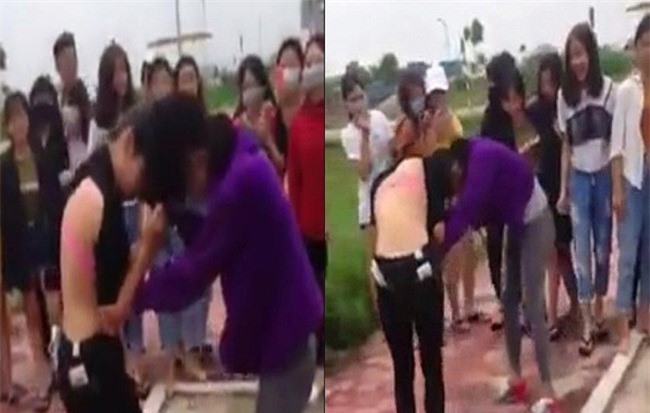 Nữ sinh cấp 3 đánh nhau như côn đồ chỉ vì "nhìn đểu"