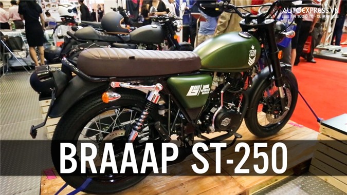 Tận mục Braaap ST-250 Cadet - Chiếc xe 250 phân khối rẻ nhất Việt Nam
