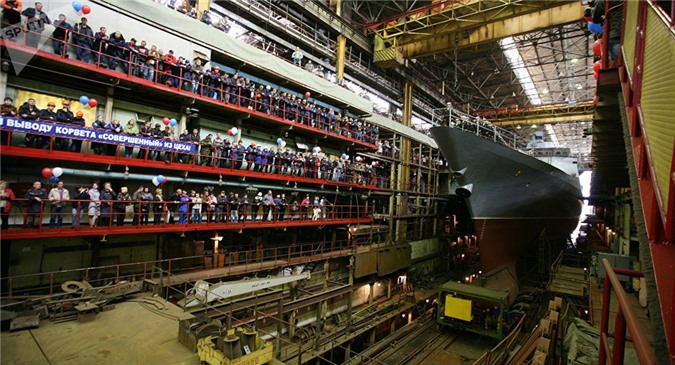 Tàu hộ tống Sovershennyi của Nga hoàn thành thử nghiệm trên biển