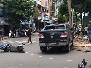 Người phụ nữ lái xe bán tải gây tai nạn liên hoàn khiến 3 người thương vong