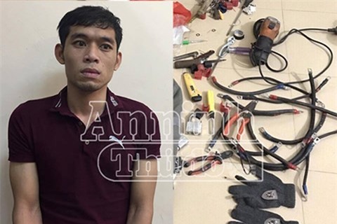 Đội lốt nhân viên bảo trì, tên trộm "cuỗm" gần 100 bình ắc quy của công ty