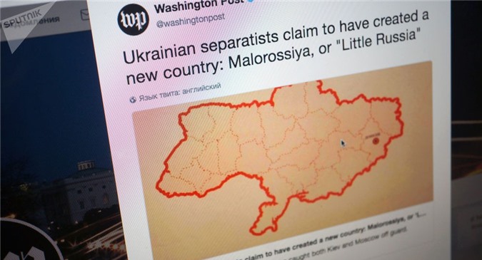 Báo Mỹ công bố bản đồ Ukraine không có Crimea