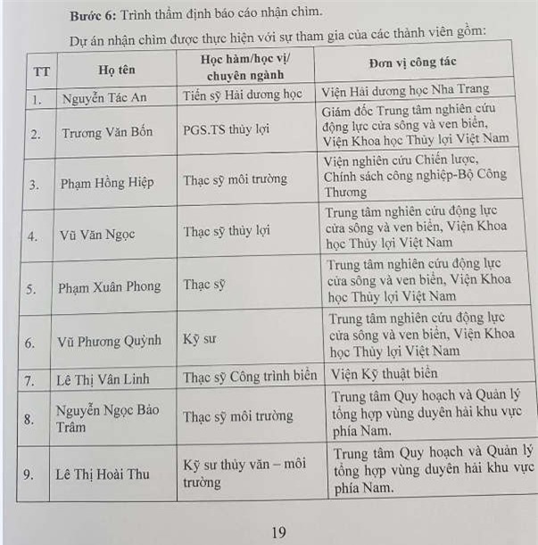 Dự án đổ 1 triệu tấn bùn thải xuống biển: Mạo danh nhà khoa học?