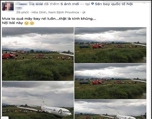 Lời khai của người phụ nữ phao tin máy bay rơi ở Nội Bài