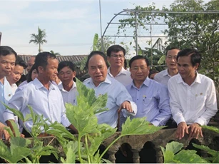 Thủ tướng Nguyễn Xuân Phúc thăm xã nông thôn mới kiểu mẫu tại Hà Tĩnh