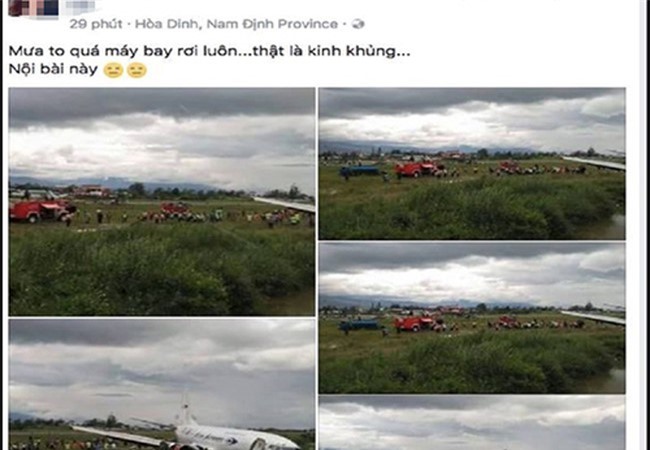 Người tung tin máy bay rơi ở Hà Nội có thể bị phạt tới 20 triệu 