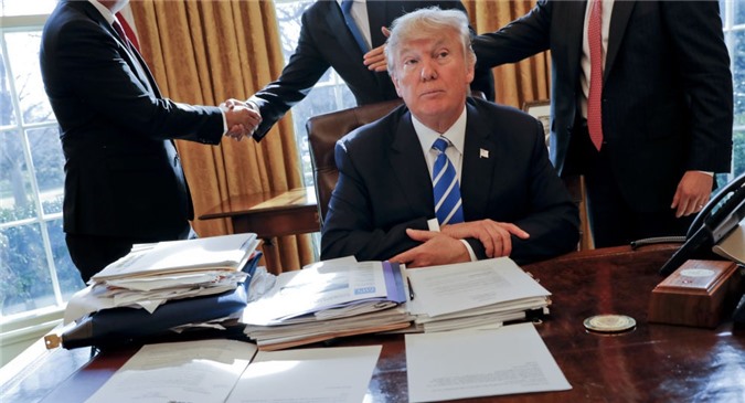 Bức vẽ của “họa sĩ” Donald Trump có giá bao nhiêu? 