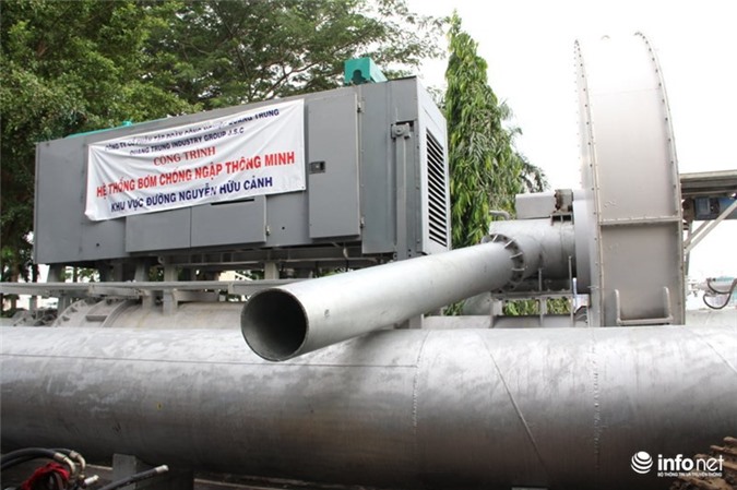 Cận cảnh siêu máy bơm xóa sổ "rốn ngập" tại TP.HCM