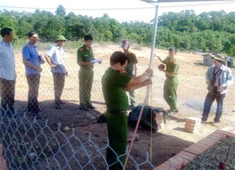 Công an vào cuộc vụ lăng mộ vợ vua Tự Đức bị san ủi