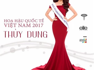 Á hậu Thuỳ Dung chính thức đại diện nước nhà tham gia Hoa hậu Quốc tế 2017